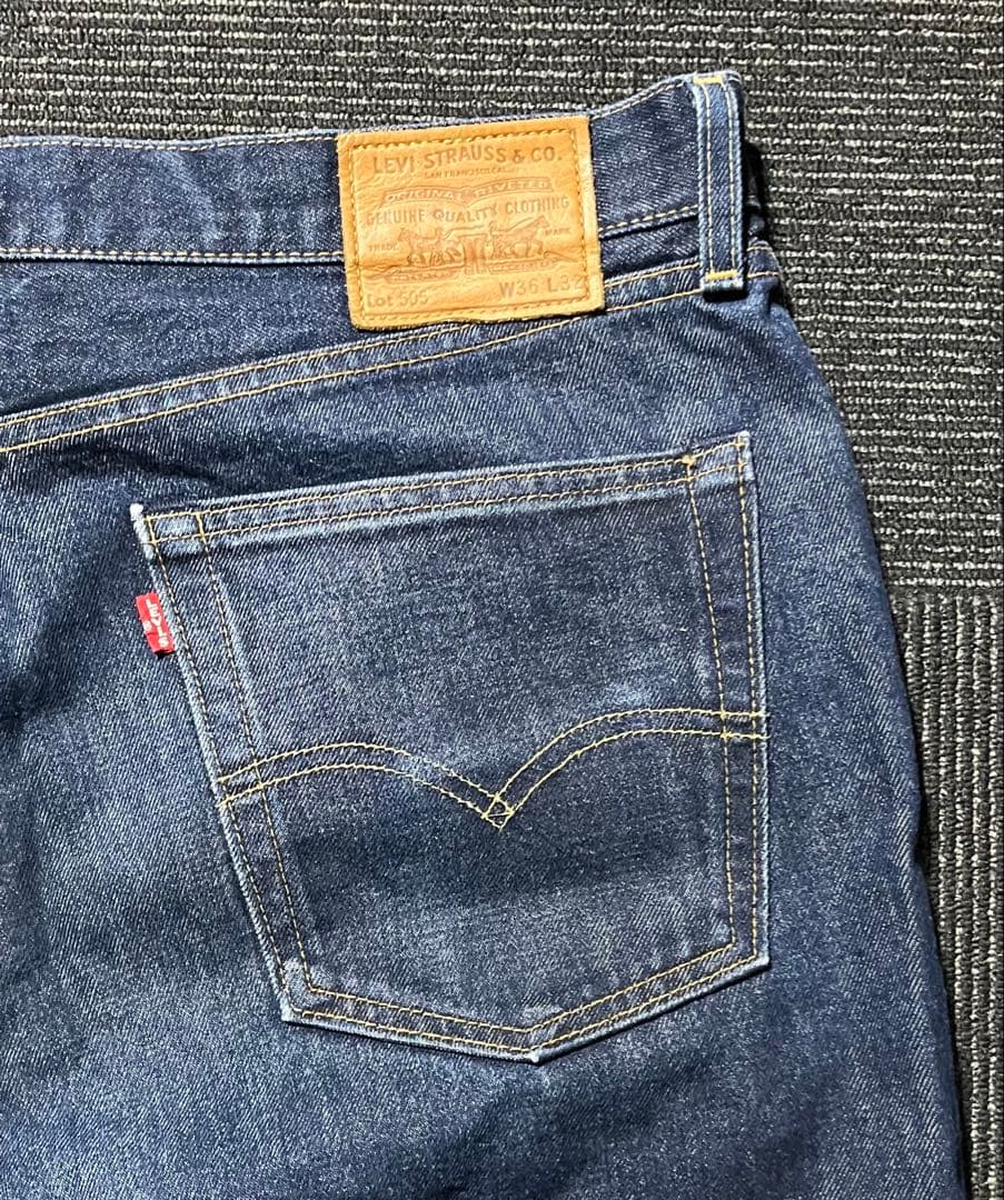 USA製】 Levi's 505 セルビッジ ビッグE 赤耳 36 - メルカリ