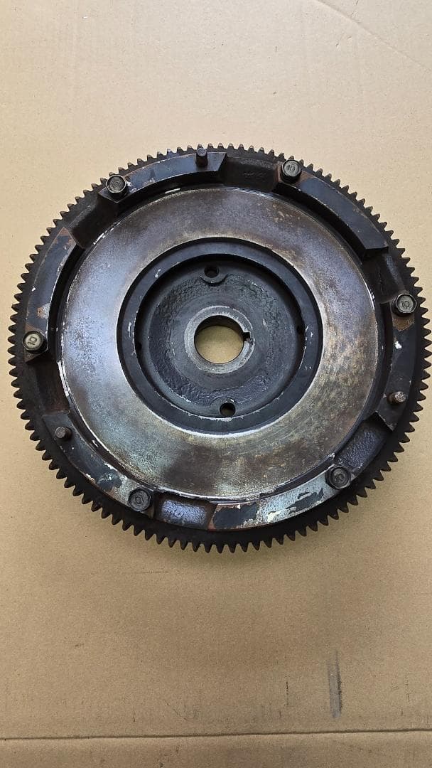 かりーなページ　12Ａエンジン用純正フライホイール (後期タイプ) かりーなページ 12Aエンジン用純正フライホイール (後期タイプ) か