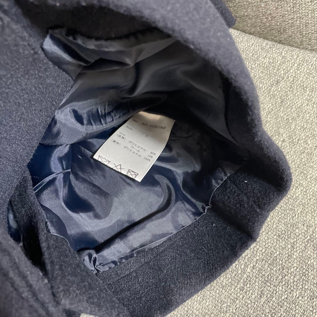 Bibiy Olivia coat ネイビー - メルカリ