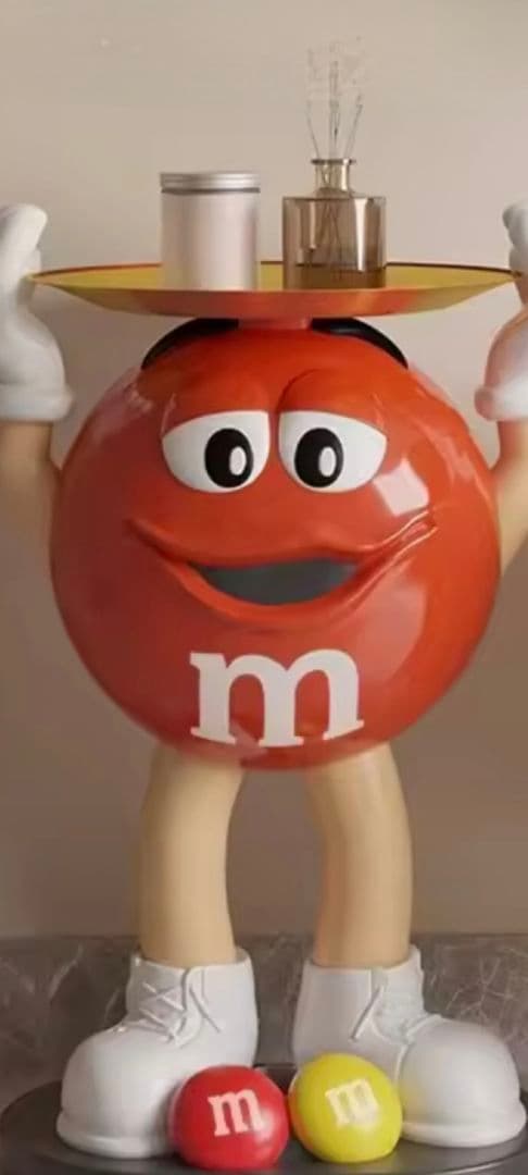新品 M&M's エムアンドエムズ サイドテーブル M&M フィギュア 置物