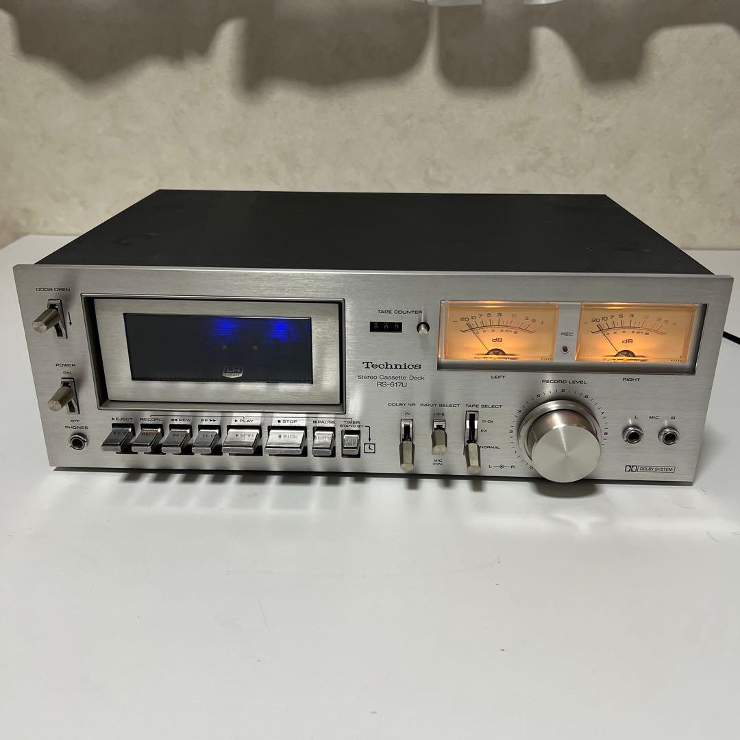 美品！Technics RS-617U カセットデッキ - メルカリ