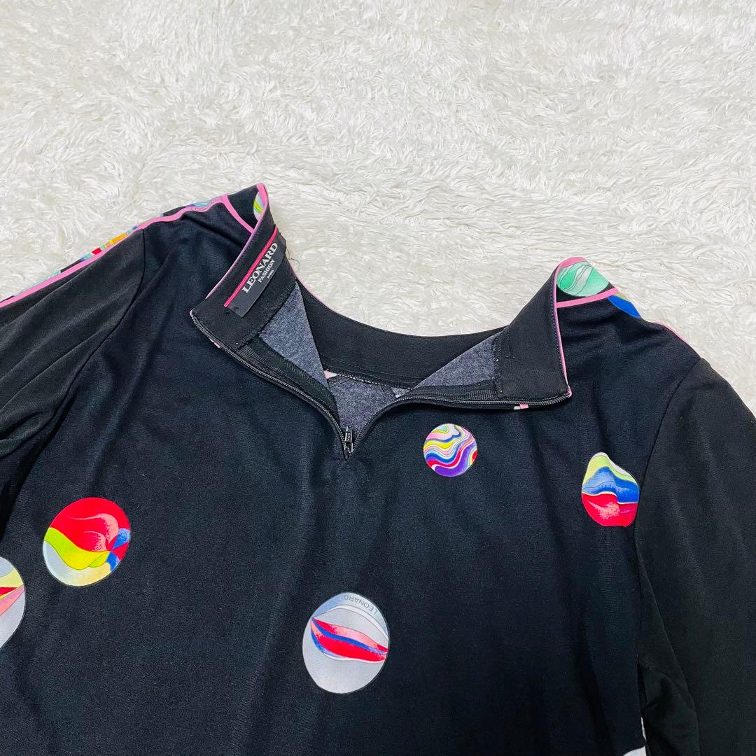 希少LLサイズ✨大きいサイズ◇美品✨レオナール カンカン アンサンブル