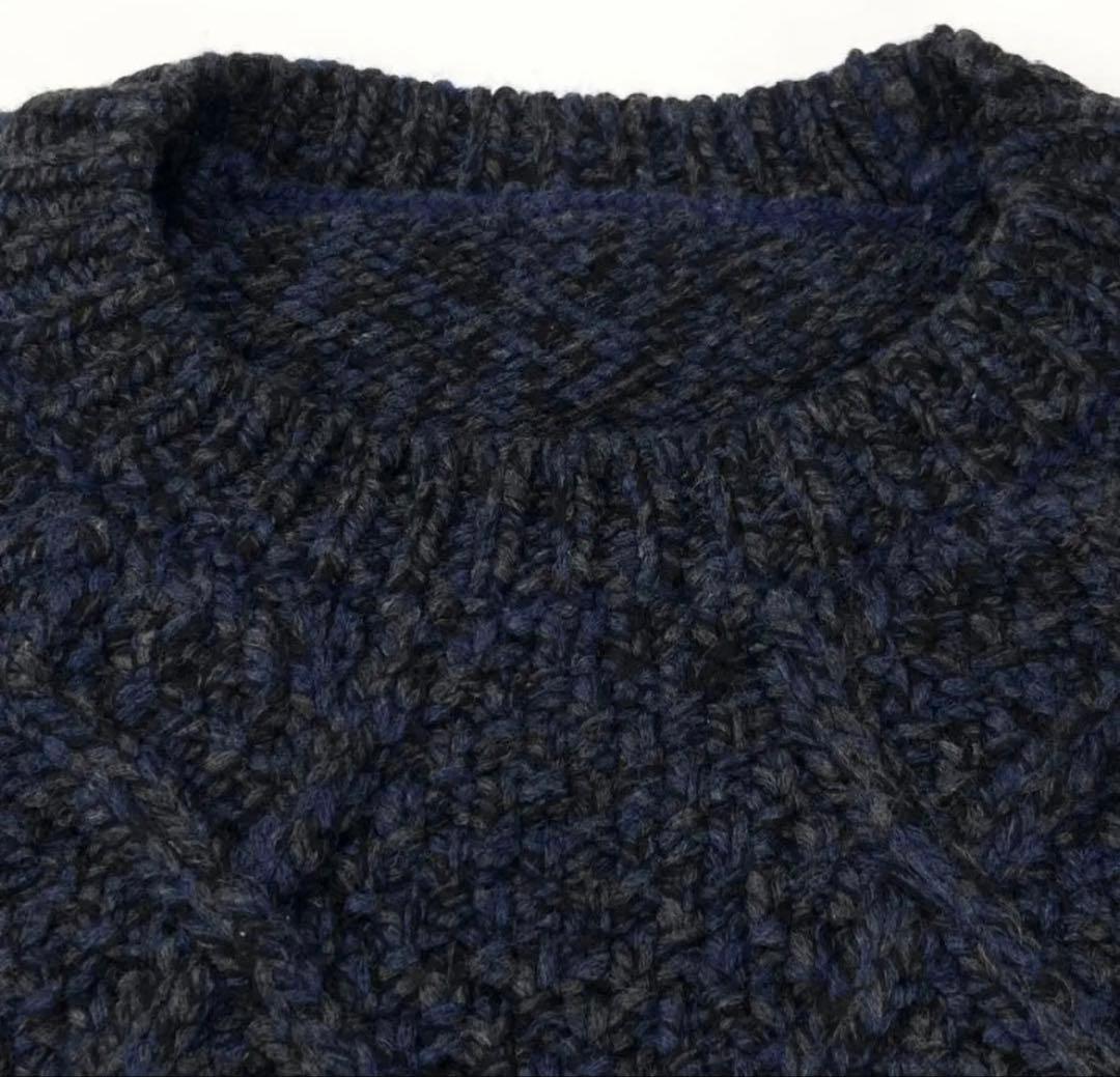 SUNSEA ベルテッド フィッシャーマンセーター 3 チャコール - メルカリ