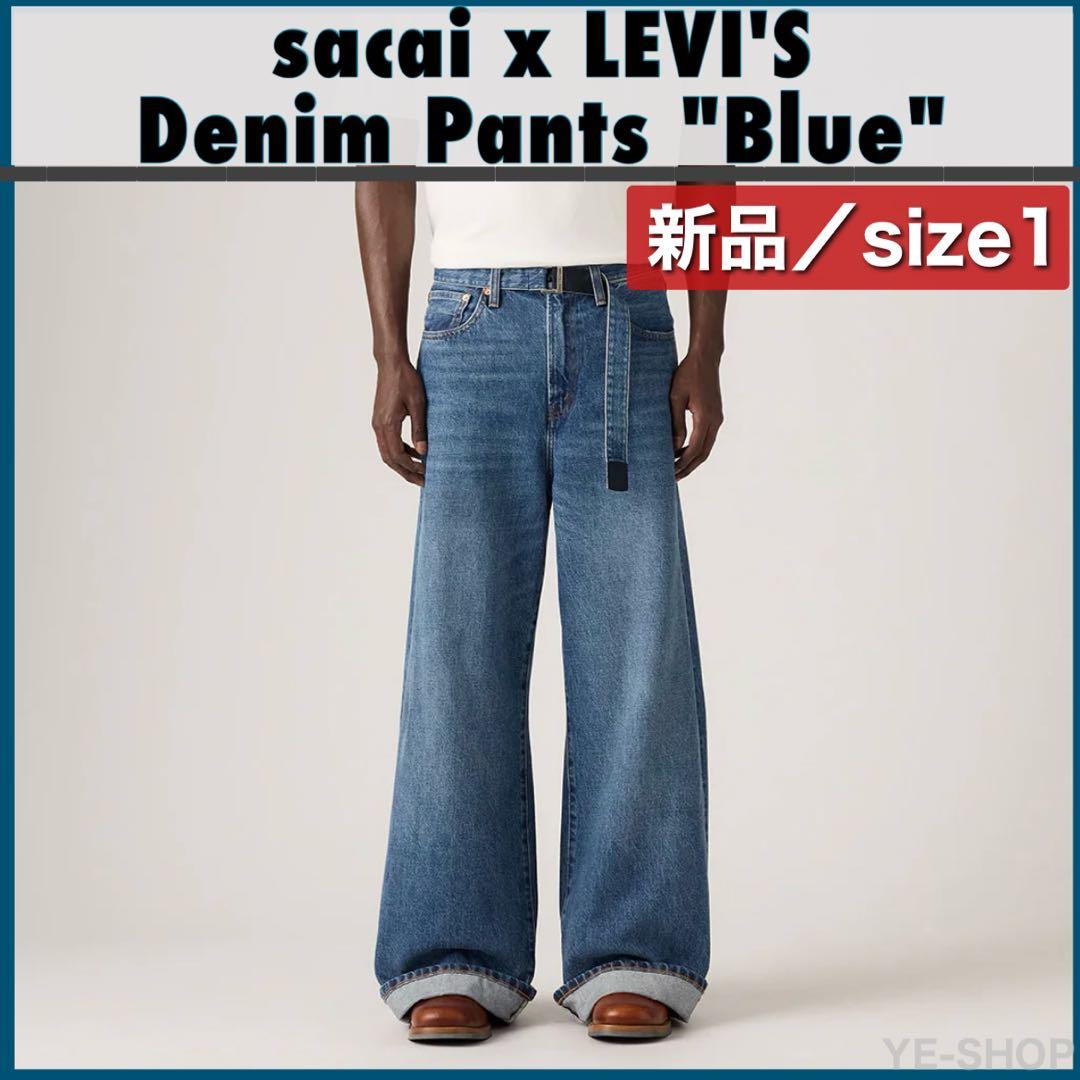 新品S／sacai x LEVI'S Denim Pants Blue デニム - メルカリ