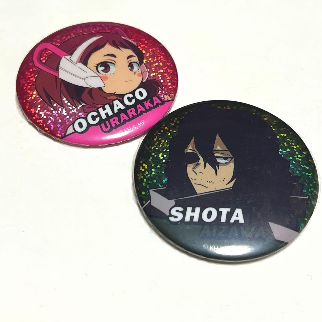 ヒロアカ ダイソー ビッグ缶バッジ 相澤 お茶子 - メルカリ