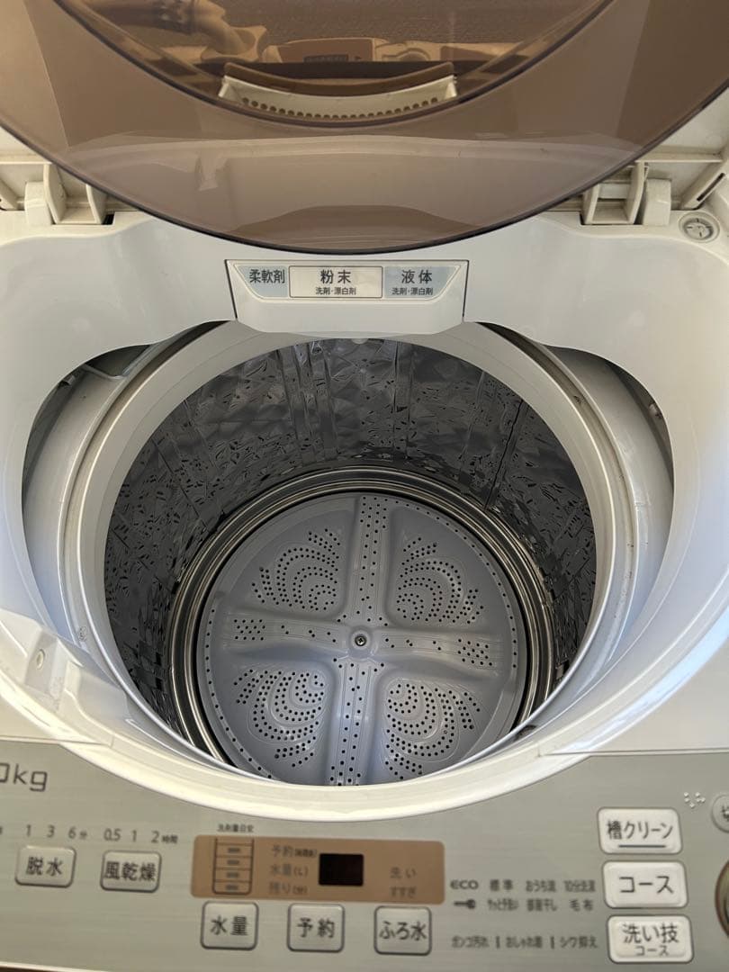 SHARP 全自動洗濯機 ES-GV10D-T 10.0kg 2019年製