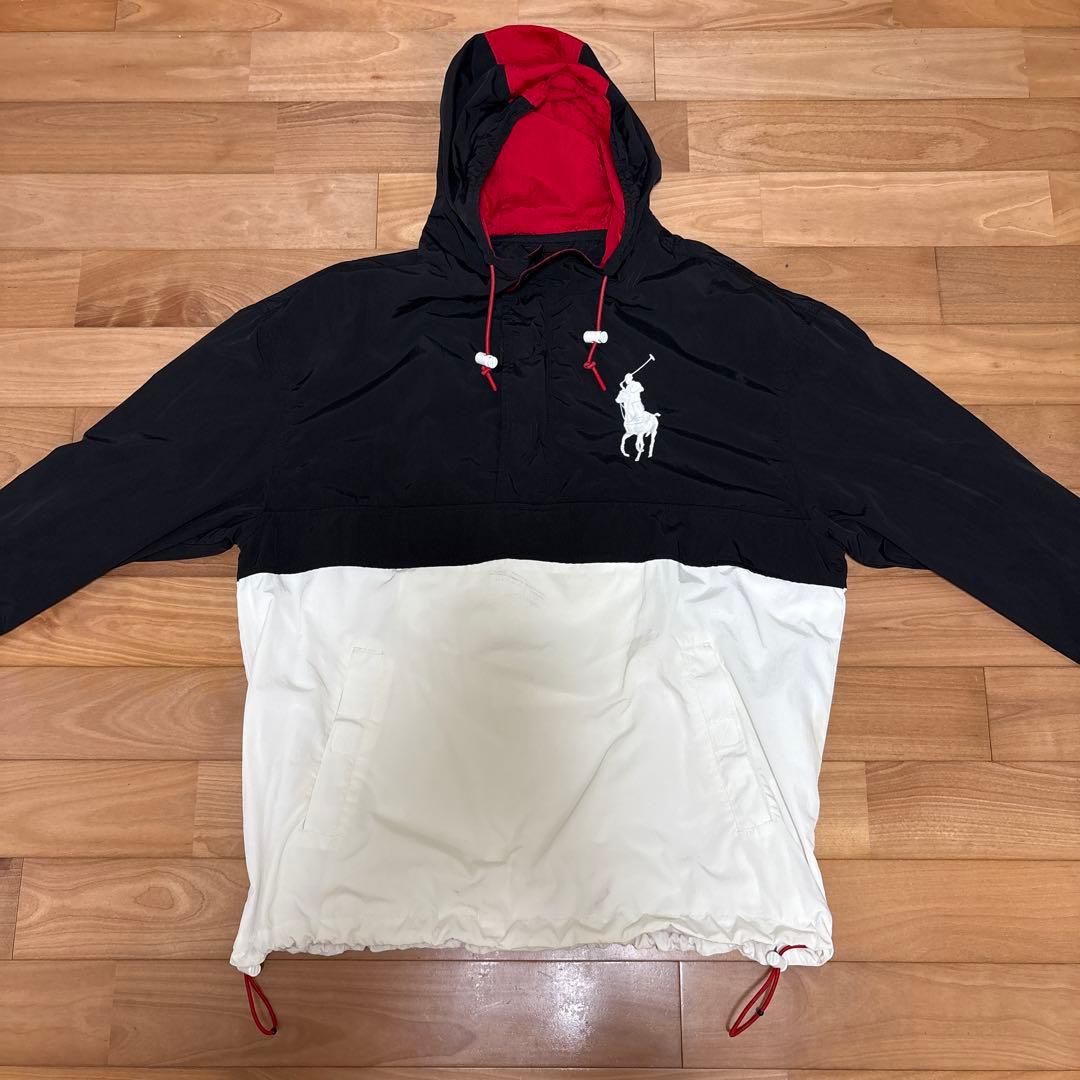 ポロラルフローレン アノラック パーカー ナイロン ビッグポニー