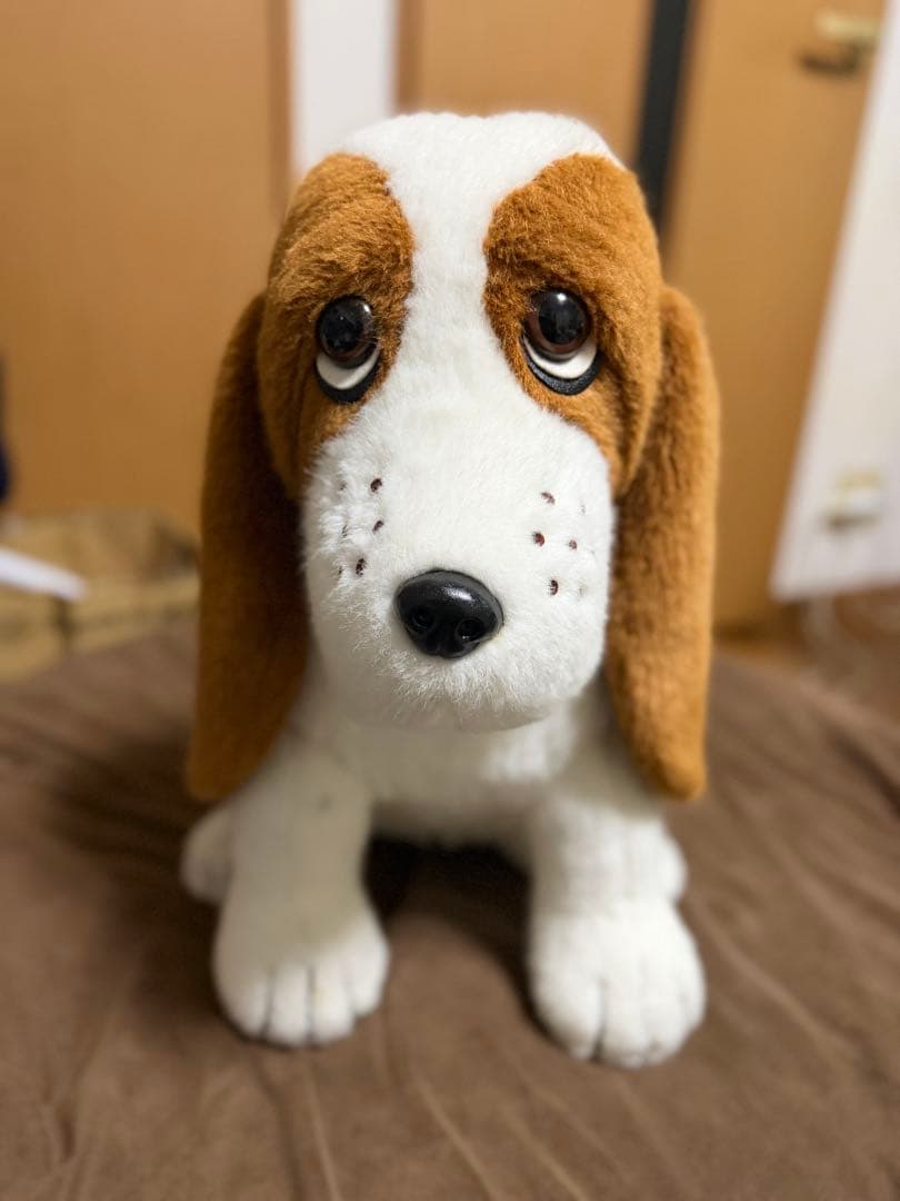 hush puppies ハッシュパピー ぬいぐるみ 犬 特大（高さ50cm） - メルカリ