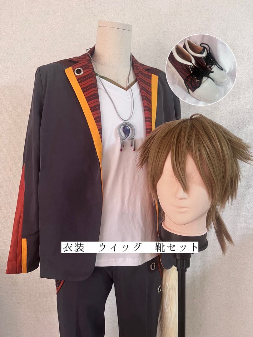 8/9まで値下げ】伏見ガク コスプレ衣装セット(靴、ウィッグ付き