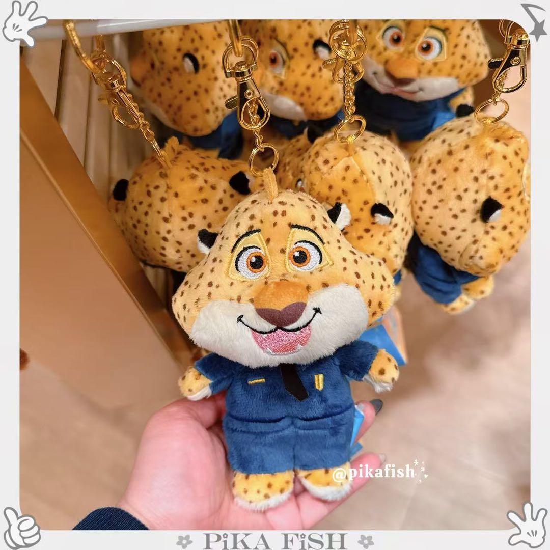 最新正規品】クロウハウザー ズートピア ぬいぐるみキーチェーン 香港