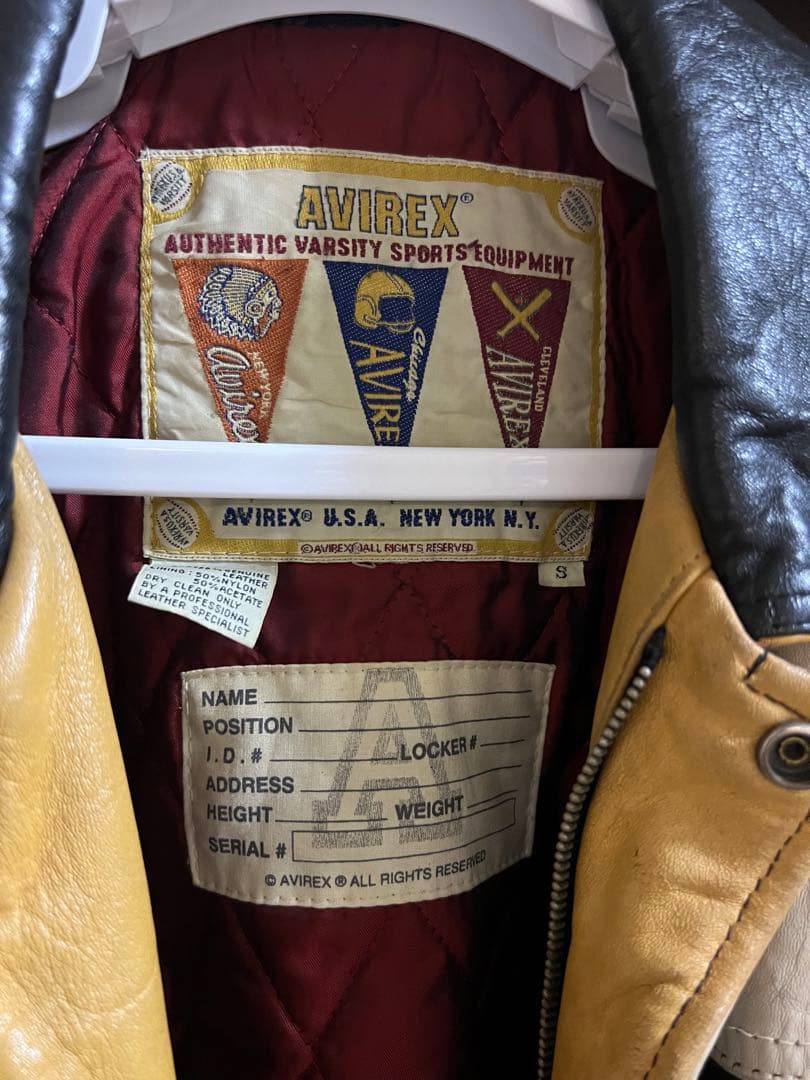 AVIREXアビレックスSioux Chiefs レザー ジャケット - メルカリ