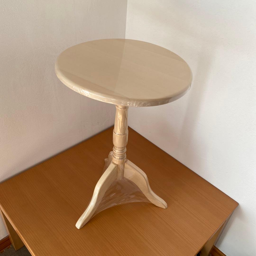 トールペイント用白木 木製 円形テーブル 約70cm - メルカリ