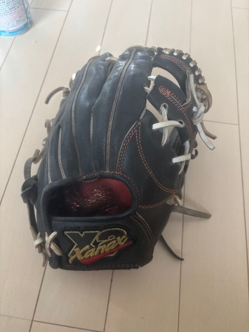 ザナックス　xanax 黒 レザー 野球グローブ 内野用 野球 グローブ 硬式 スペクタス内野用グラブ ザナックス XANAX 内野手