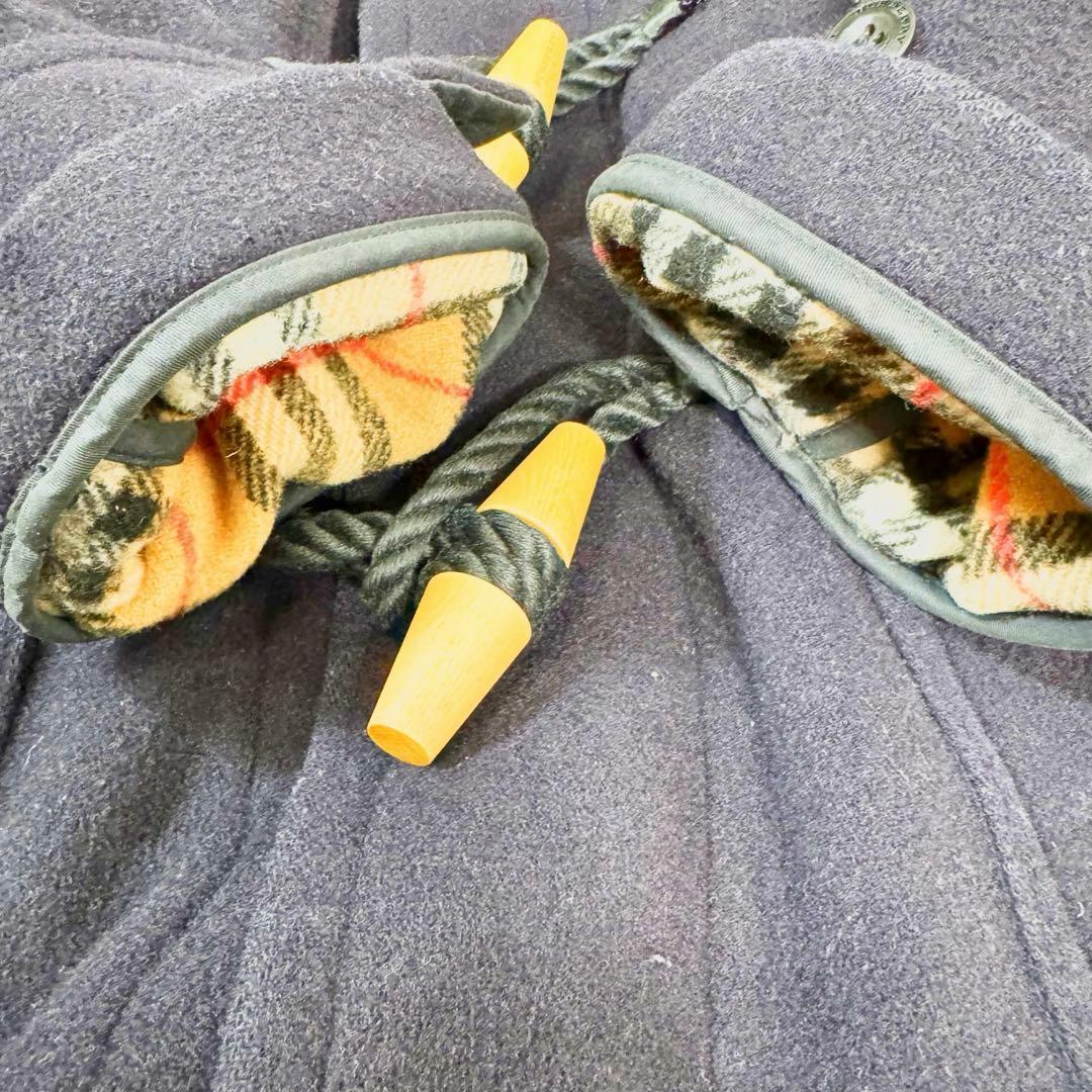 バーバリー ダッフルコート ロング フード ノバチェック 現行タグ