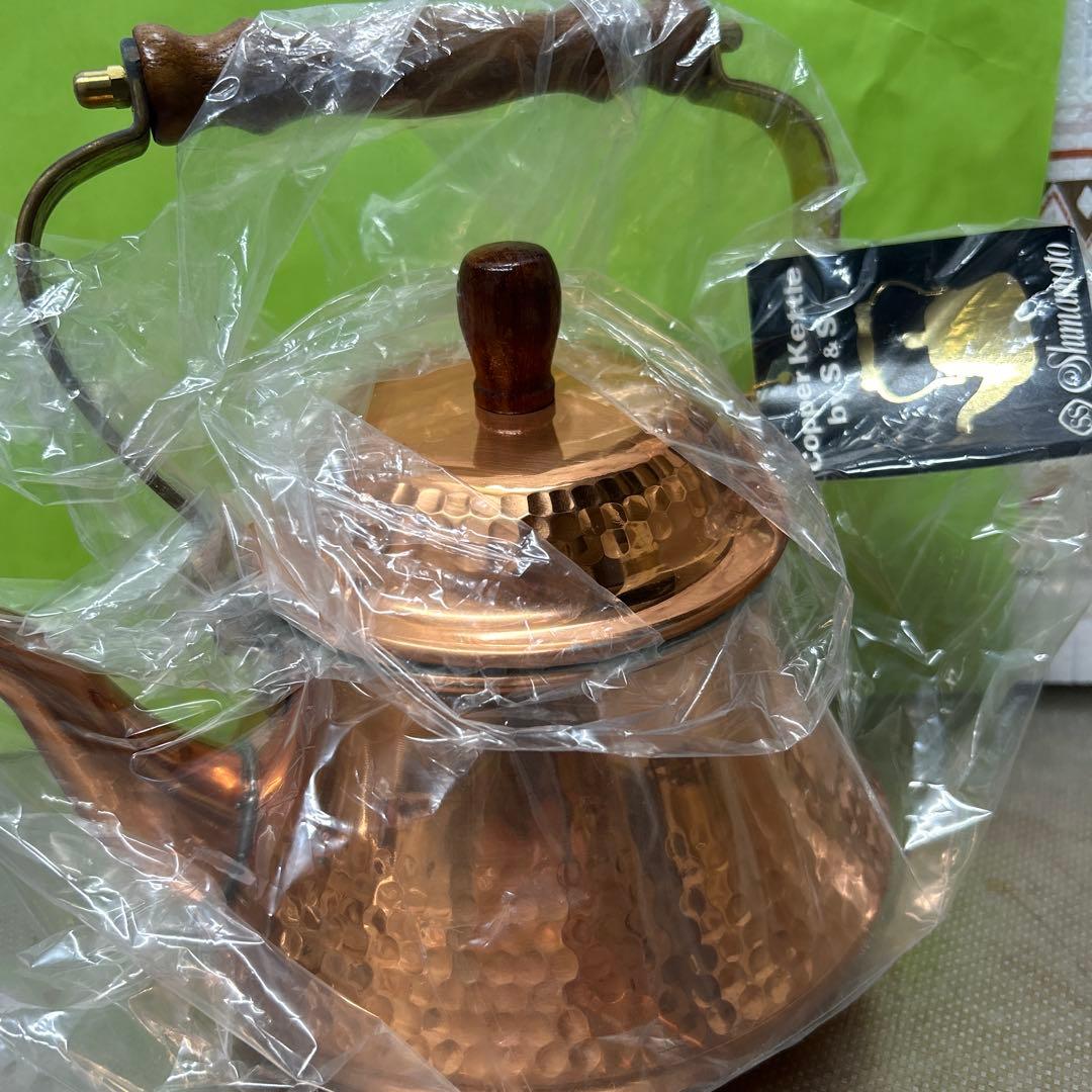 【新品】島本製作所製 エスエス 銅 ベルケトル やかん　1.8ℓ 新品・未使用