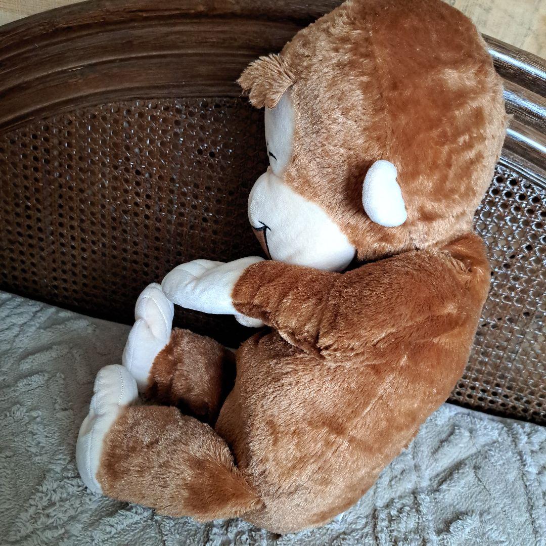 おさるのジョージ ぬいぐるみ 大きめ座った状態で60cmくらい おさるの