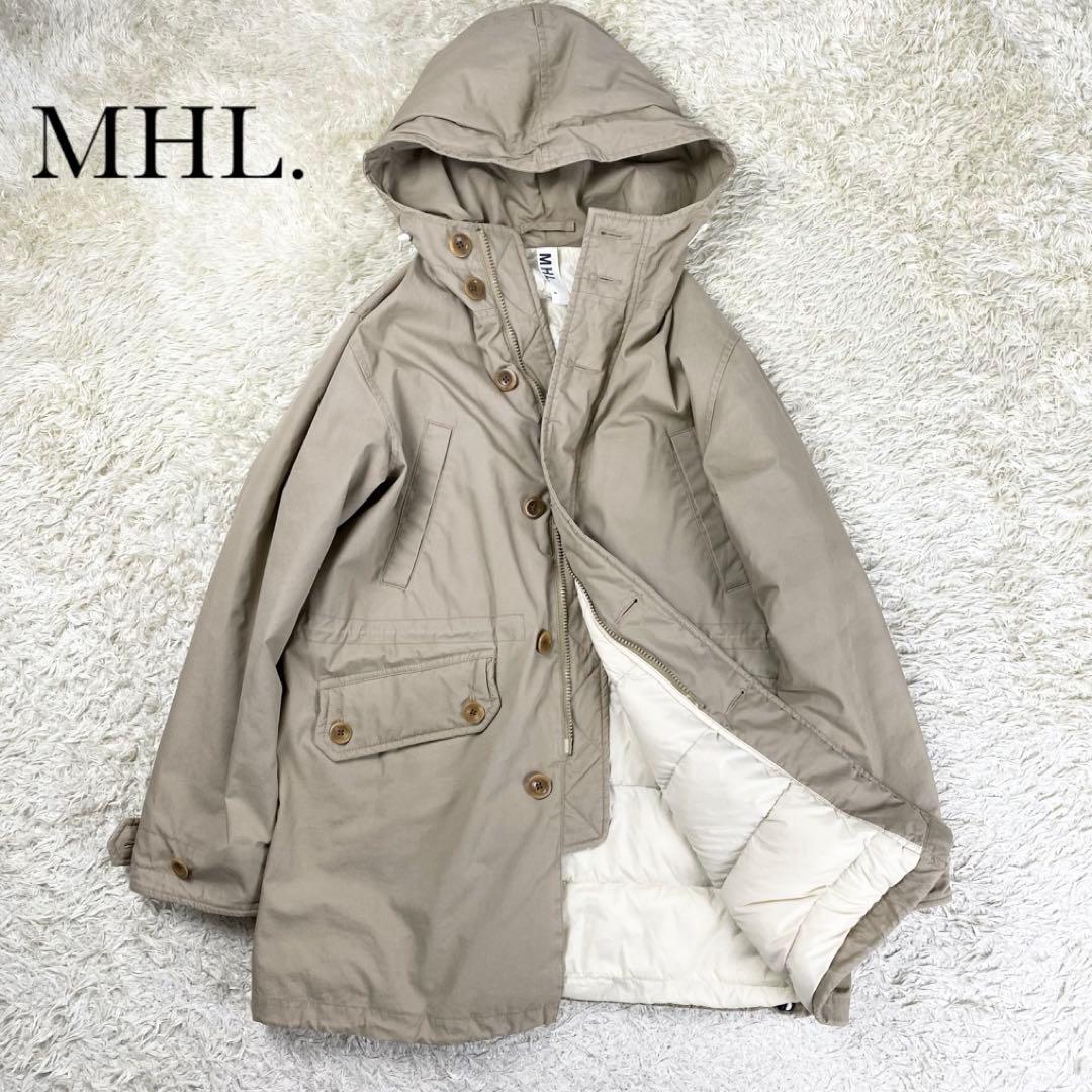 MHL マーガレットハウエル モッズコート ダウンジャケット ベージュ Ⅱ