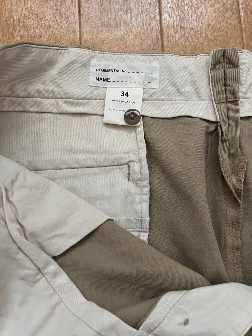 chimala/チマラ】 UNISEX CROPPED CHINO 34