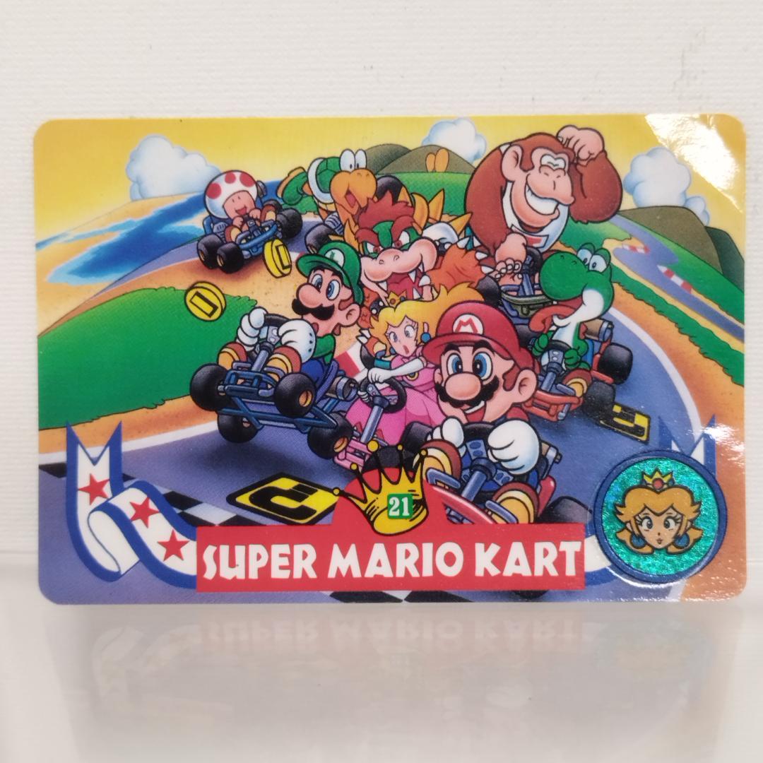 スーパーマリオカート カード2枚 ガードダス バンダイ バンプレスト