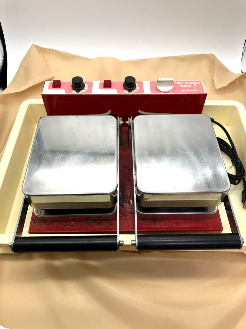 k*m様 動作品　SUNTEC サンテック ホットサンドメーカー ホットスナッカ 2026年最新】サンテック ホットサンドの人気アイテム - メルカリ