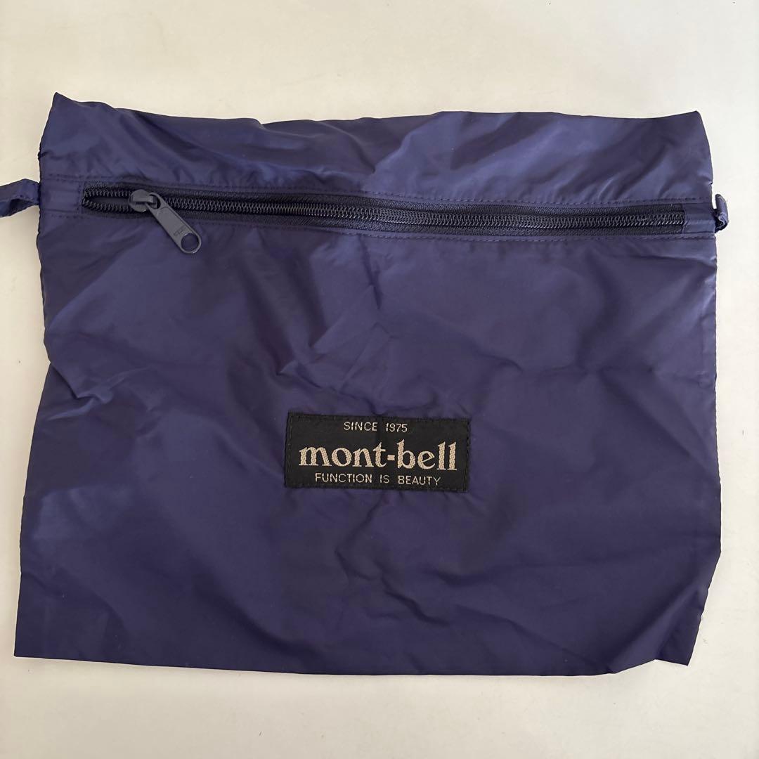 美品mont-bell ゴアテックス トラベル レインコート M 1128622 美品