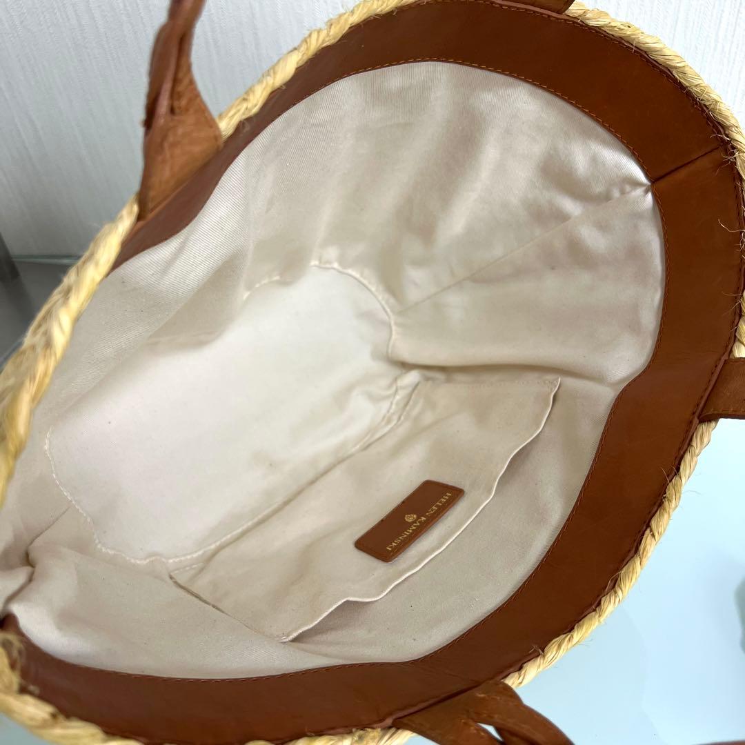 良品】ヘレンカミンスキー Marhianna S ラフィア トートバッグ - メルカリ