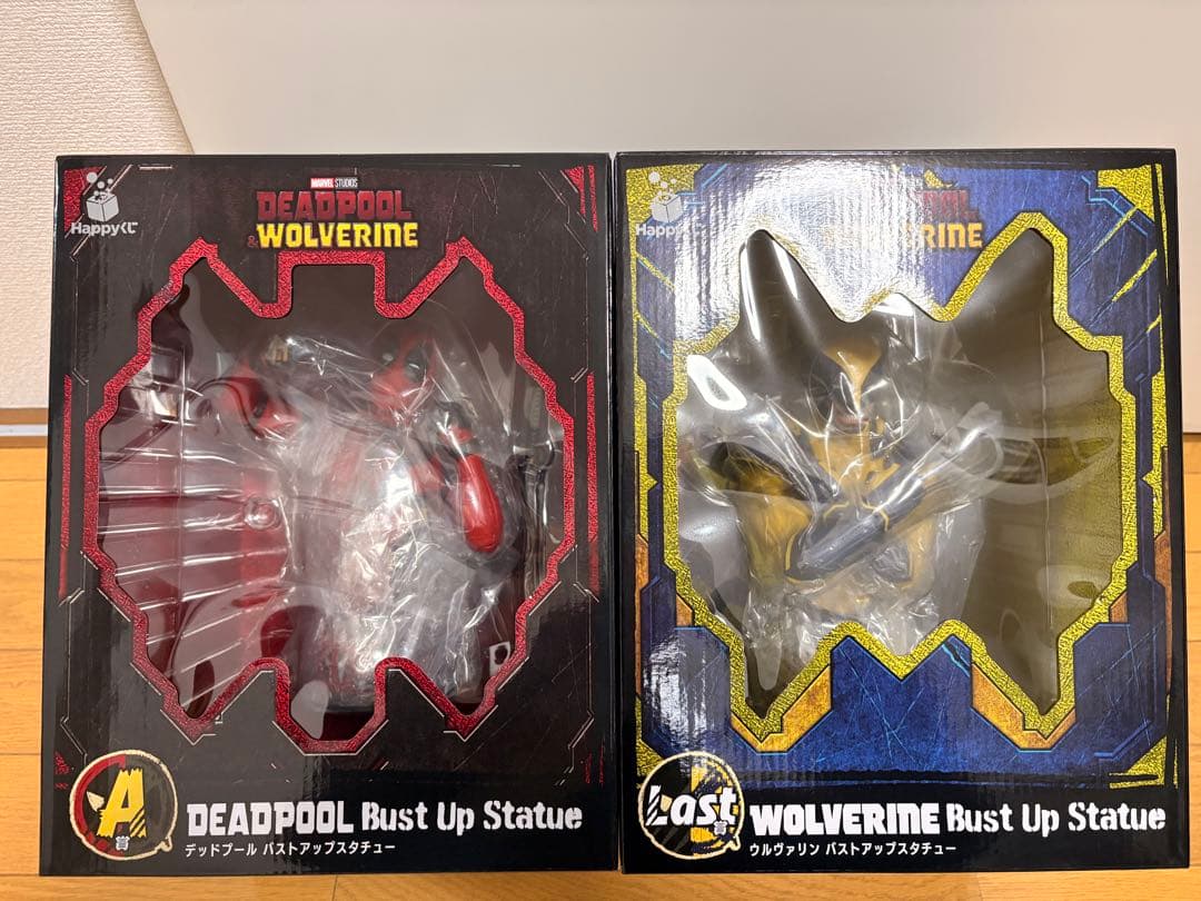 happyくじ ウルヴァリン デッドプール スタチュー - メルカリ