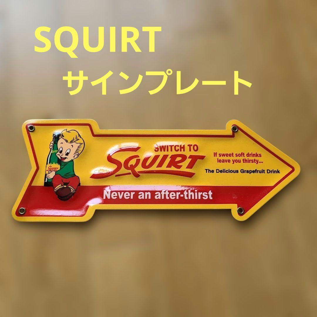 匿名発送☆スクワート☆ブリキ看板 - メルカリ
