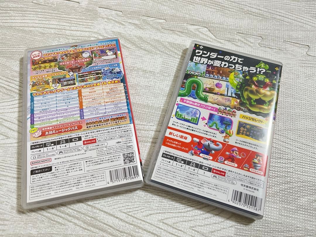 お値下げ！Switch ソフト マリオワンダー＆太鼓の達人の通販はau PAY