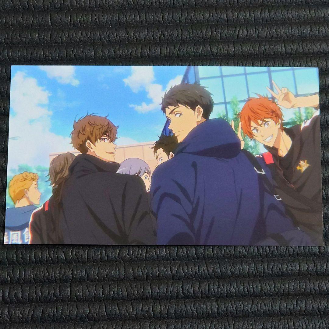 Free! DF エンドカード ポストカード 桐嶋夏也 山崎宗介 御子柴百太郎