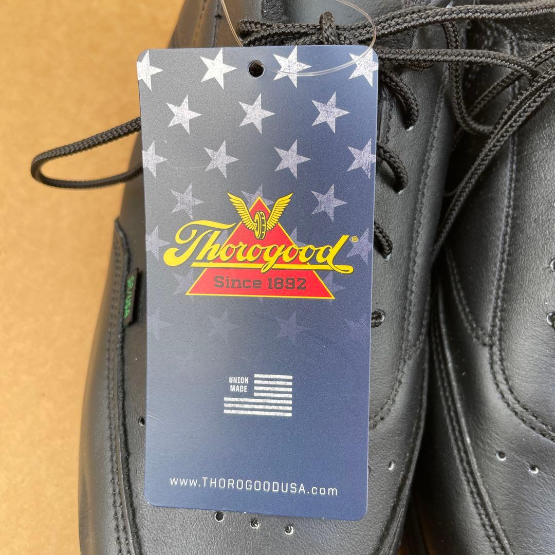 デッド Thorogood ポストマンレザーシューズ ブラック アメリカ製 26