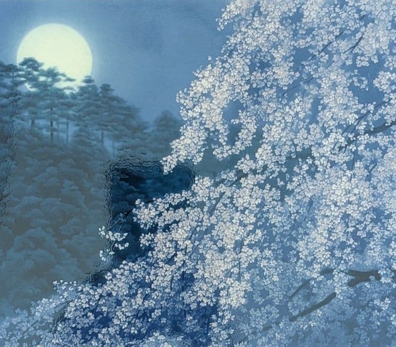 ROYAL COPENHAGEN 東山魁夷 陶板画 宵桜 - メルカリ