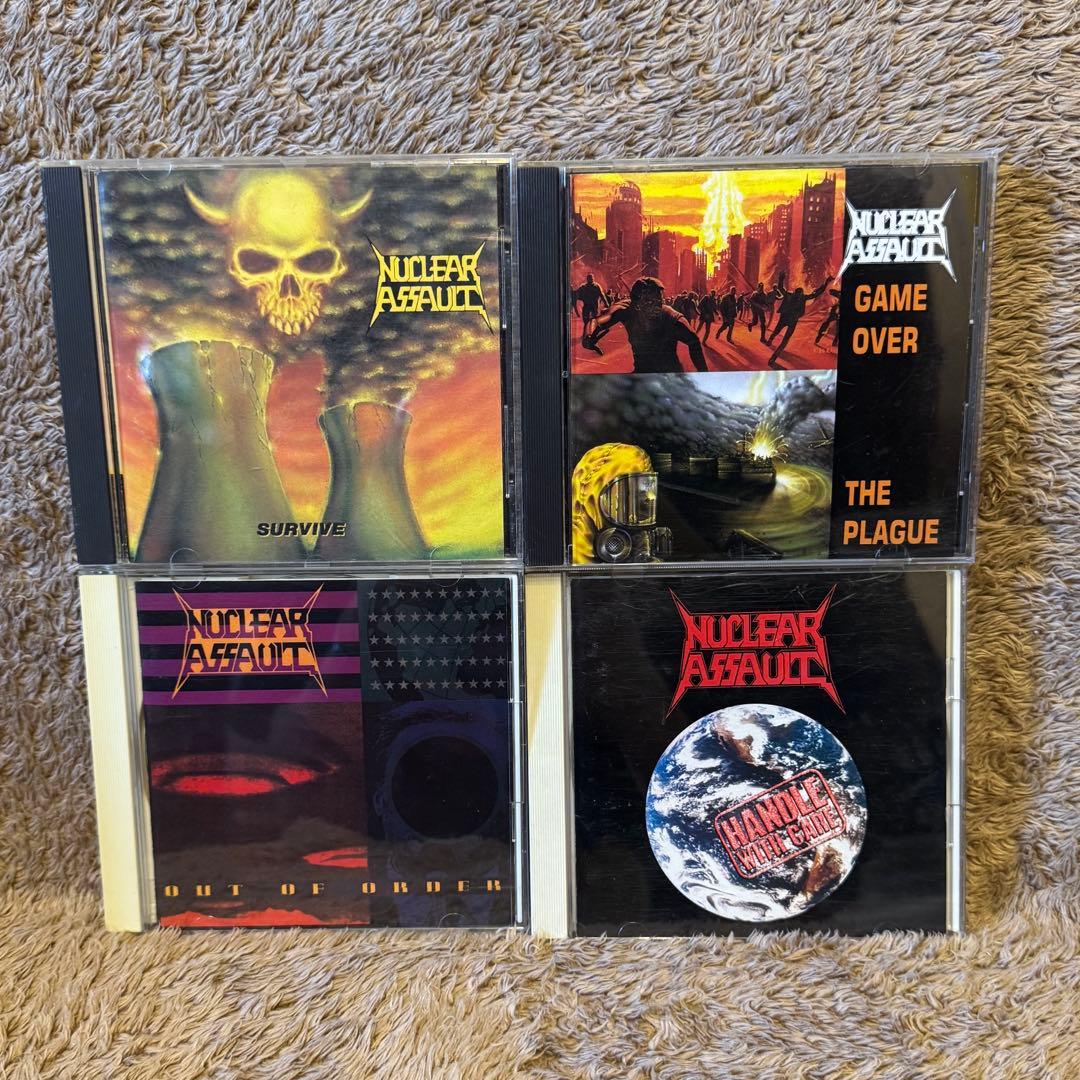 【レア】Nuclear Assault アルバム4枚セット 楽天市場】NUCLEAR ASSAULT ニュークリアーアソートSURVIVE