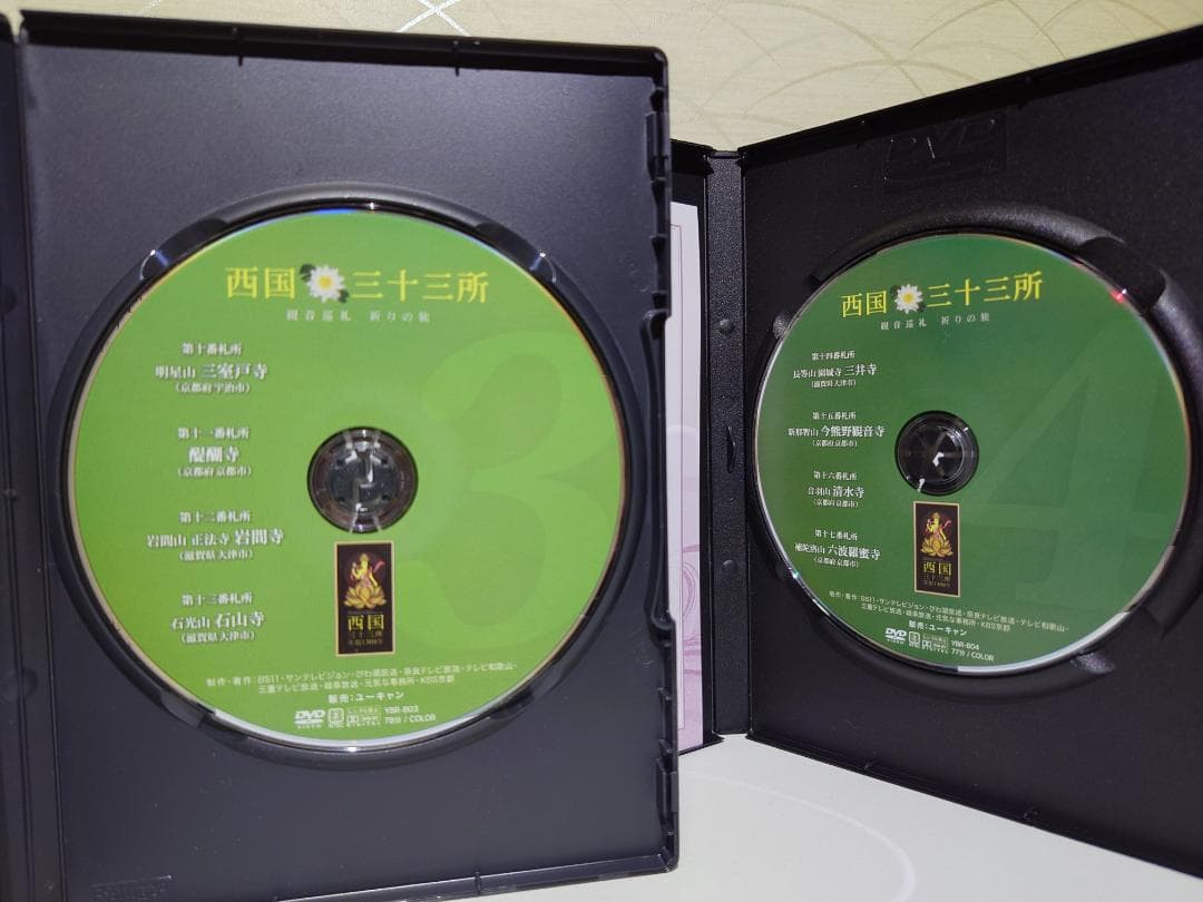 西国三十三所 観音巡礼 祈りの旅　DVD 全8巻