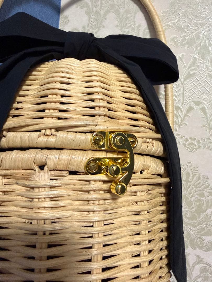 一度のみ使用】GIRLISH ガーリッシュ jingle どんぐりラタンバッグ