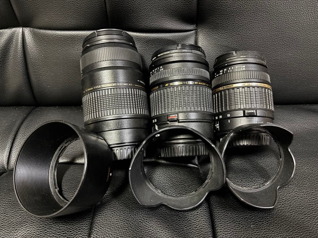 【ジャンク】TAMRON（Canon）レンズ３本セット ジャンク】Tamron & Canon EFマウントズームレンズセット - メルカリ