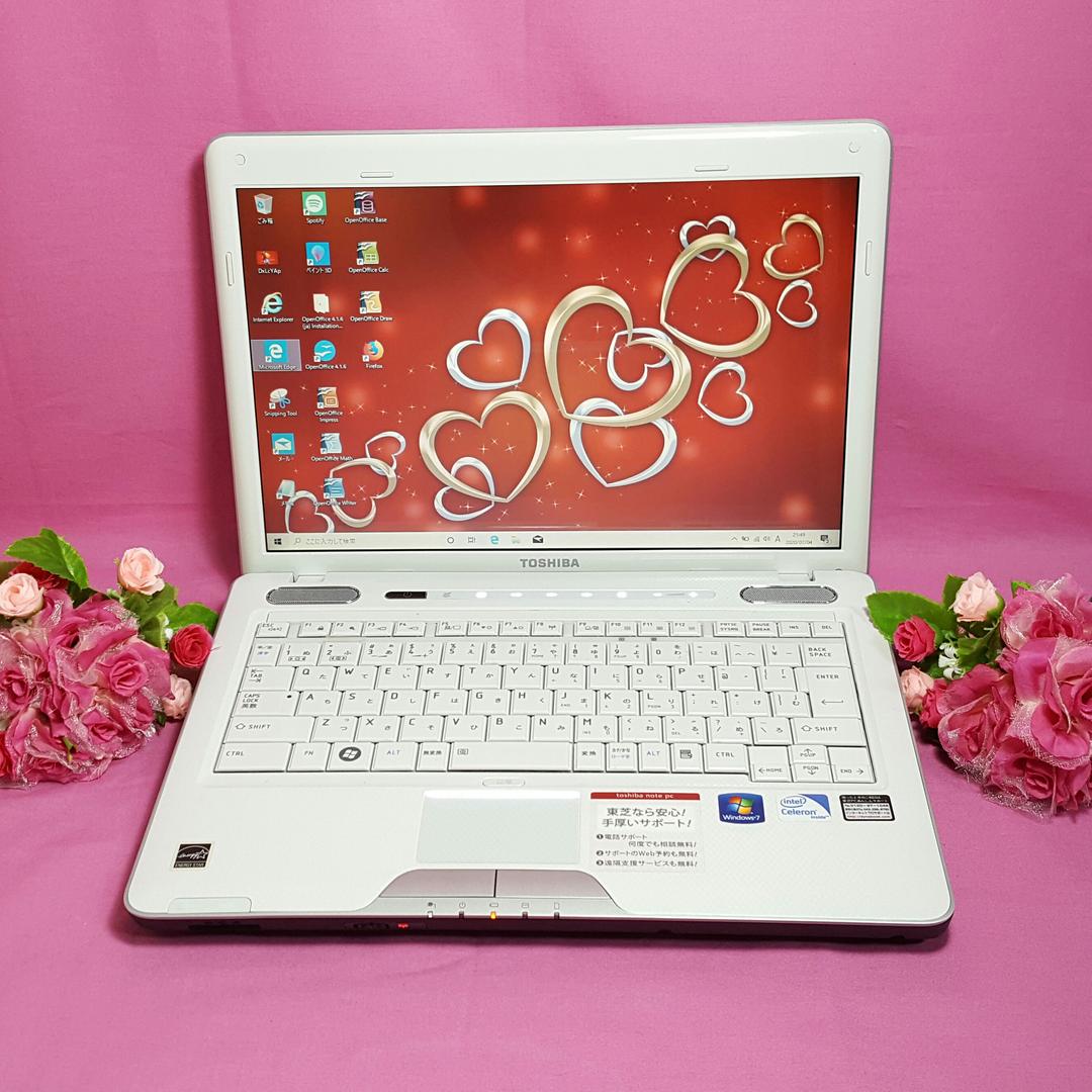 ❇美品❇ホワイト『東芝』ダイナブック▶小型PC◀4G◇大容量HDD◇ RX73/F 仕様 2018春モデル プラチナホワイト PRX73FWQSEA | dynabook