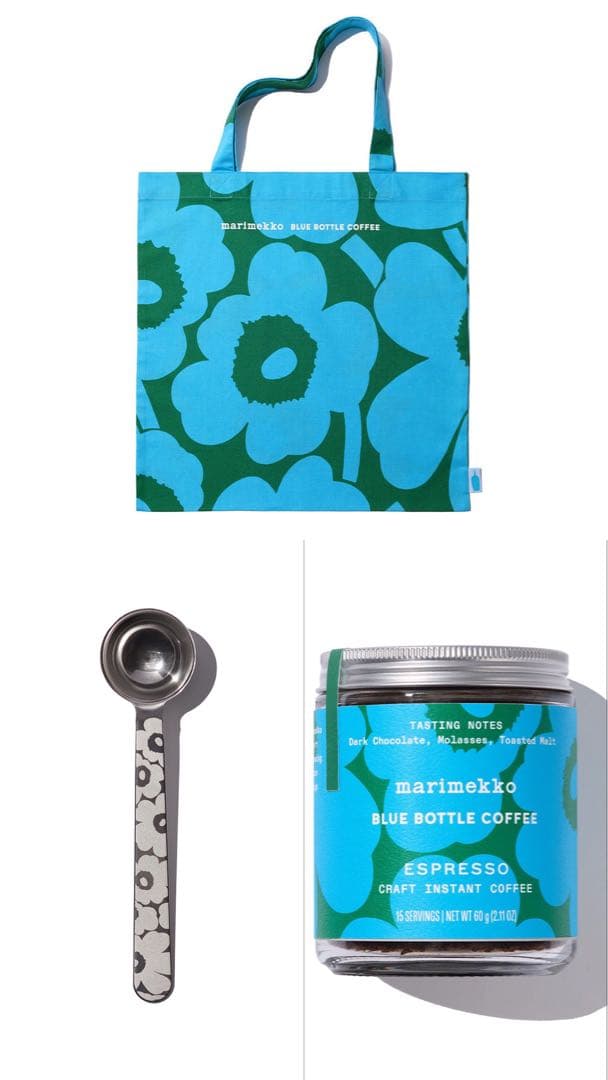 ブルーボトルコーヒー マリメッコ ウニッコトート 3点セット マリメッコ×ブルーボトルコーヒー】待望の第2弾！コラボグッズ全8種