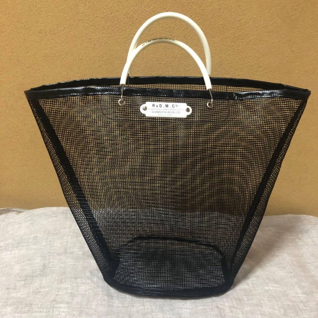 R&D.M.Co- オールドマンズテーラー メッシュ マルシェバッグ ブラック