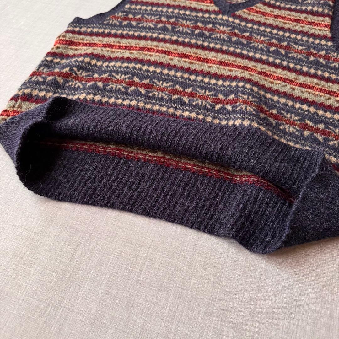 美品 RALPH LAUREN ラルフ アルパカ混 ノルディックベスト サイズL