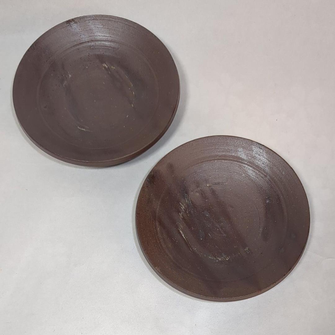 備前焼 南燦窯 平田吉己作陶 14cm皿2枚組 極美品 #2 - メルカリ