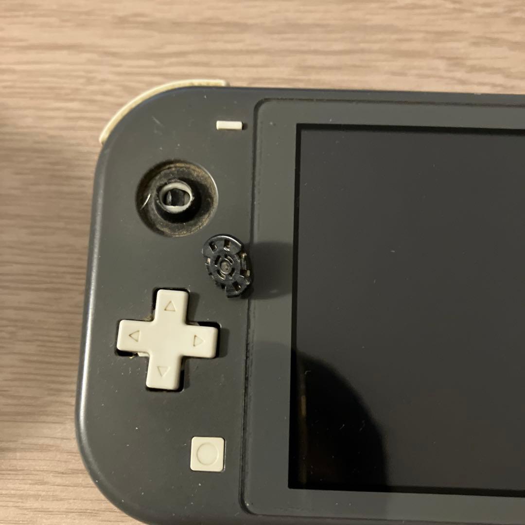 Nintendo Switch Lite ライト グレー 本体 ジャンク - メルカリ
