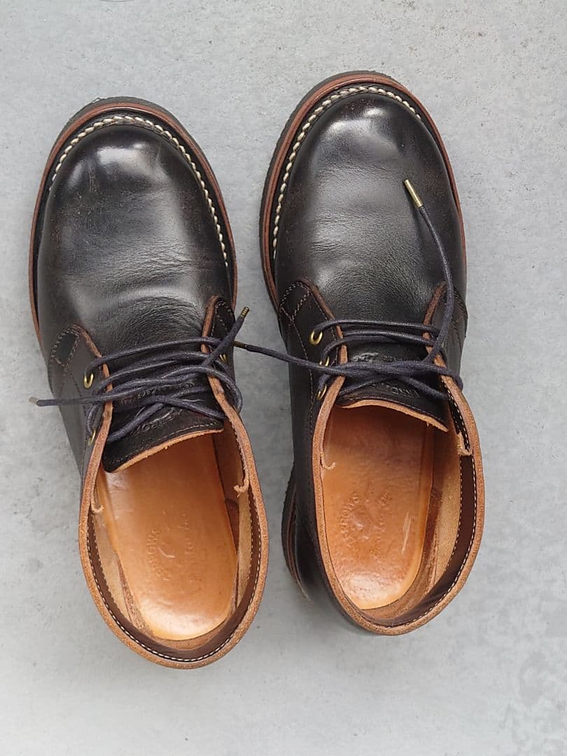 【茶芯／純正革紐付】ZERROW’S ゼローズ ブニーカー 26.5cm 日本製