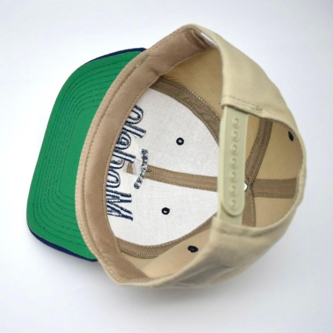 デッド 90s ビンテージ Modelo ビール 刺繍 キャップ 2トーン 紺