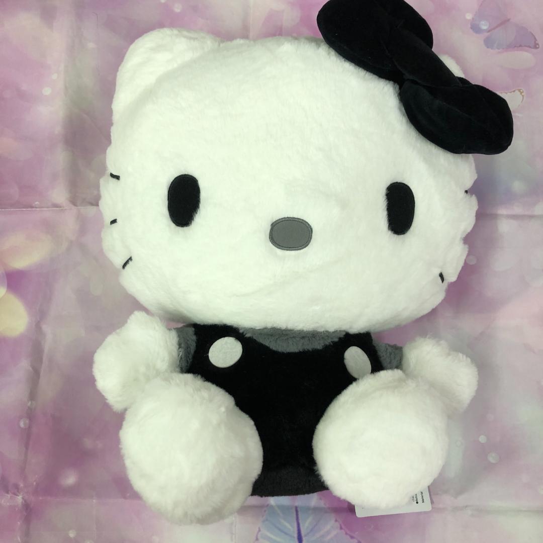 タグ付き ハローキティ モノクロドール GJ ぬいぐるみ - メルカリ