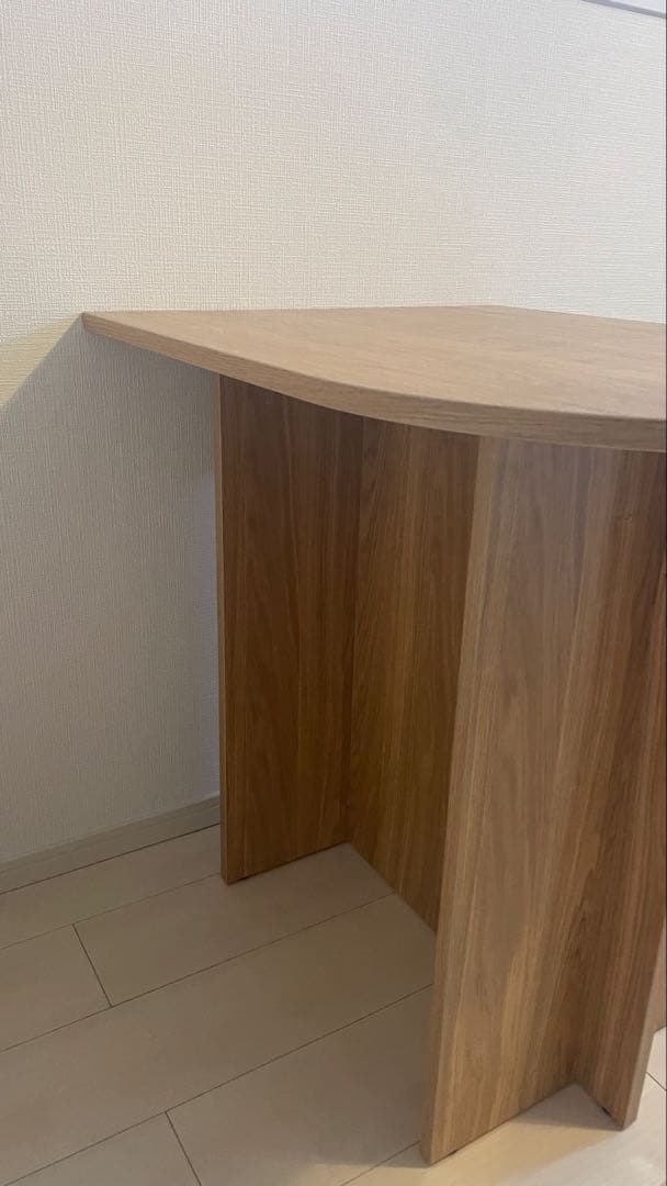 woodray】ホームカフェ 半楕円 テーブル 800 送料込 - メルカリ