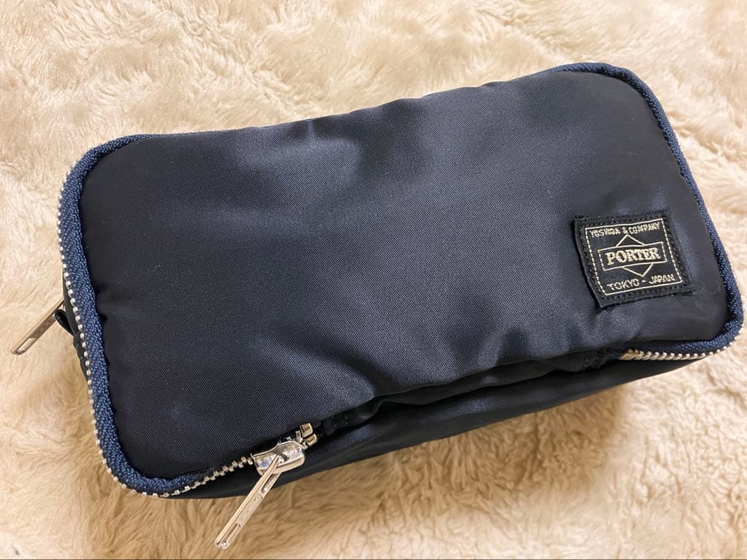 ヘッドポーター タンカーポーチ　ネイビー色 HEADPORTER - HEAD PORTER ヘッドポーター タンカー ネイビー ポーチ