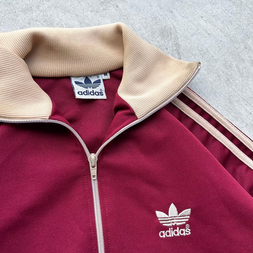 からとう様専用！80s adidasアディダス ワインレッド トラック