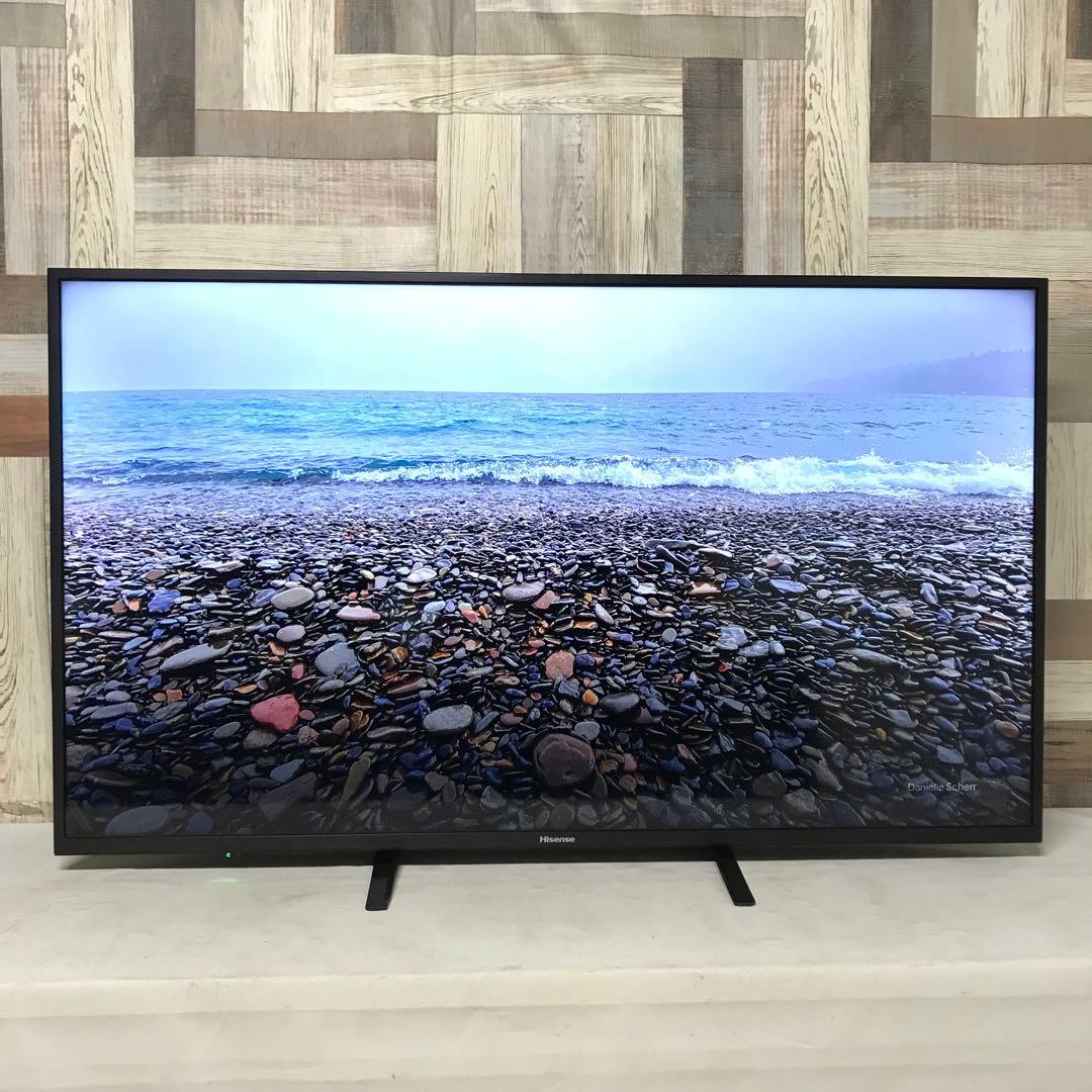 即日受渡❣️全国送料込4年前購入Hisense 4K50型液晶TV映像鮮明に