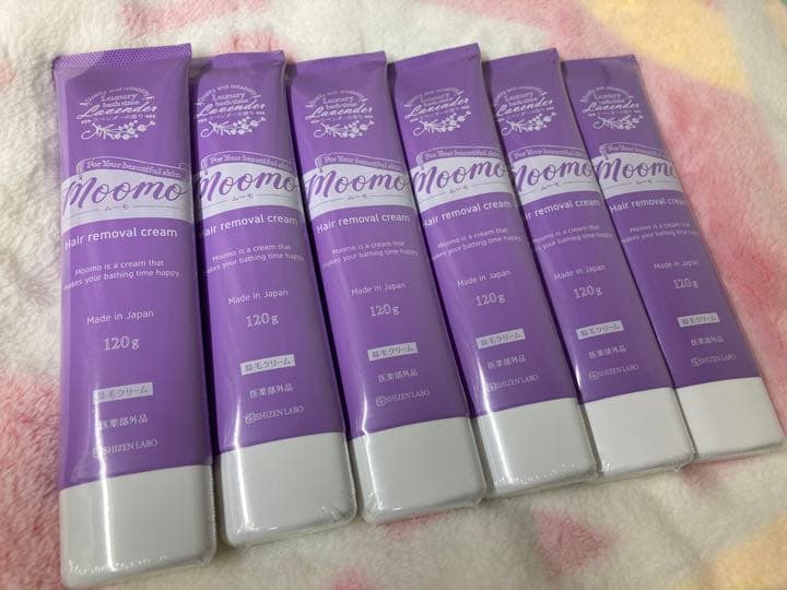 除毛クリーム】ムーモ 自然派研究所(6本)
